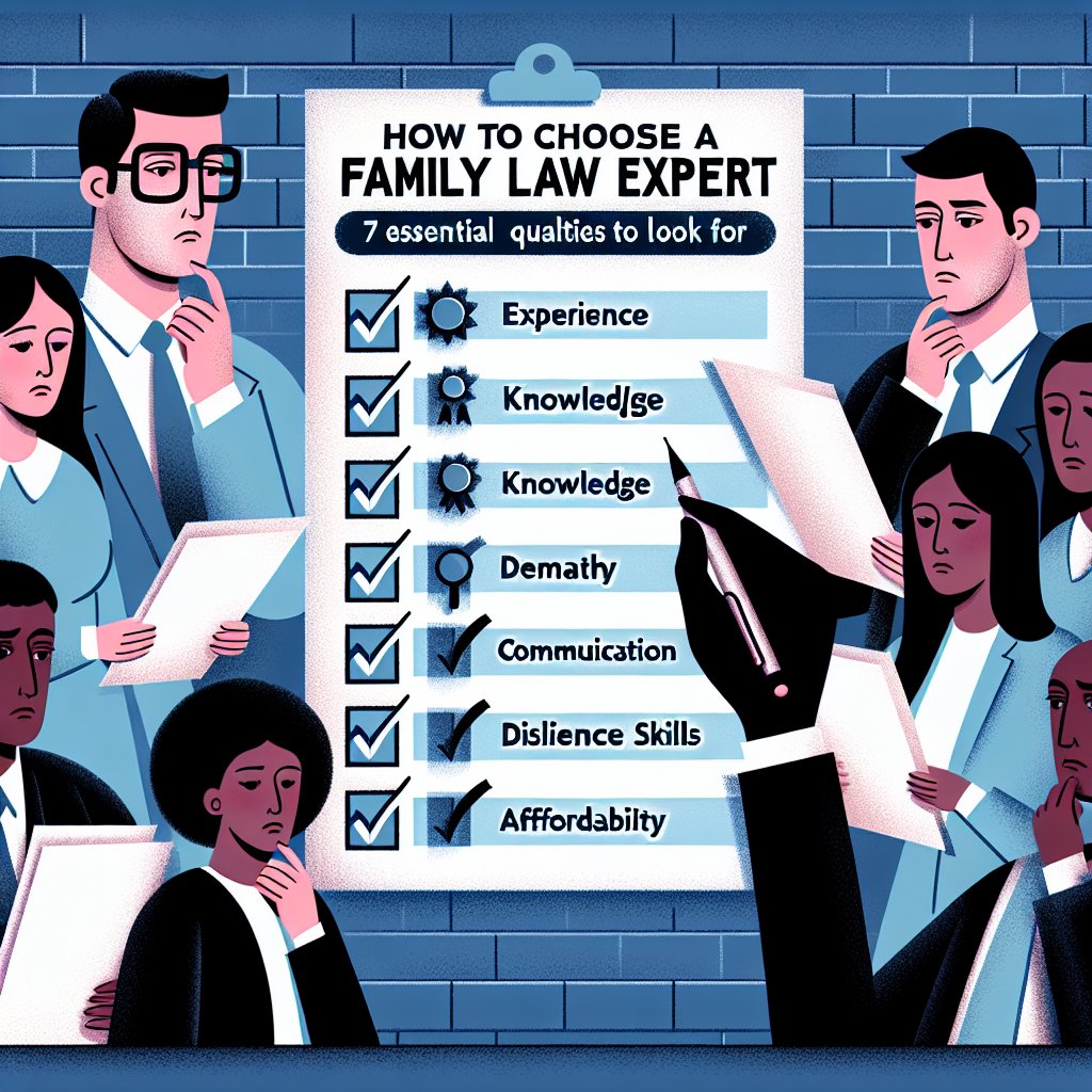 How to Choose a Family Law Expert: 7 Essential Qualities to Look For